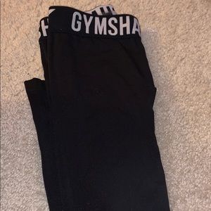 🌺Black gymshark logo leggings